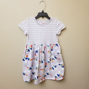 2/$30 Hanna Andersson rainbow bird cotton dress